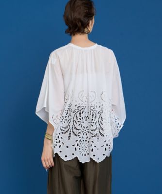 シフリー刺繍ポンチョブラウス（30252013010） | HOUSE OF
