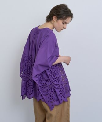 シフリー刺繍ポンチョブラウス（30252013010） | HOUSE OF