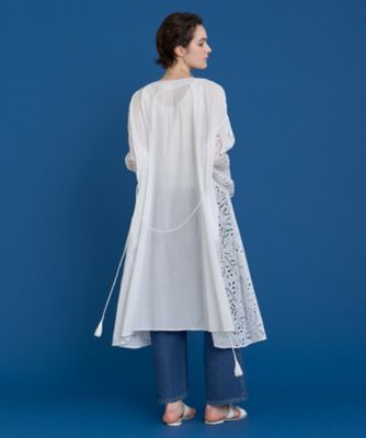 【TADASHI SHOJI】関税込★パフ刺繍ロングガウン シフリー刺繍ロングガウン（30252013120） | HOUSE