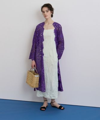 シフリー刺繍ロングガウン（30252013120） | HOUSE