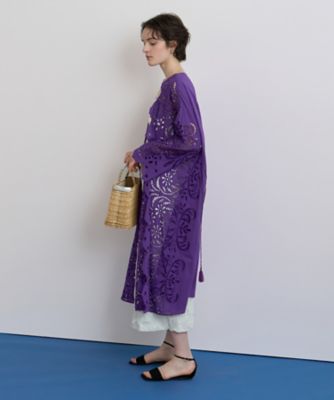 Planet3rd 刺繍ロングガウン シフリー刺繍ロングガウン（30252013120） | HOUSE