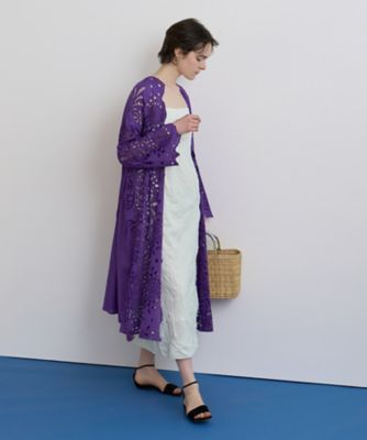 Planet3rd 刺繍ロングガウン シフリー刺繍ロングガウン（30252013120） | HOUSE