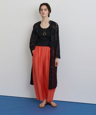 crewre ジレ（size3 ブラウン）　クルーレ crewre online shop / サイドタックスラブワイドパンツ