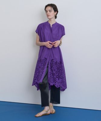 HOUSE OF LOTUS コットン シフリー 刺繍 ブラウス シフリー刺繍ポンチョブラウス（30252013010