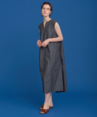 シャンブレーデニムフォルムワンピース（３０２５２０１４１２０）