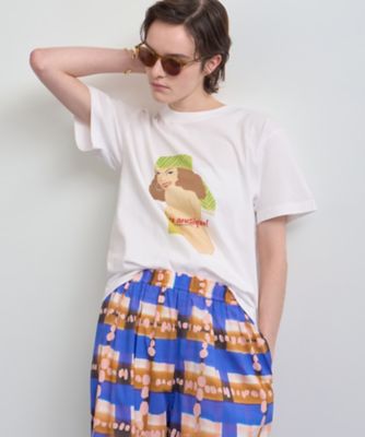 ＜HOUSE OF LOTUS (Women)＞ＡＺＵＳＡ　ＩＩＤＡ　コラボレーションＴシャツ　（ＢＯＮＮＥ　ＭＵＳＩＱＵＥ）（３０２５２０１５０４０）