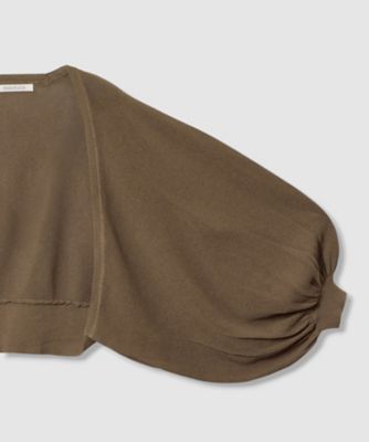 ハウスオブロータス 25SS バレリーナボレロ カーディガン M ブラック  