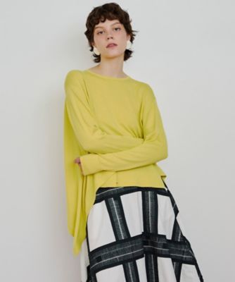 HOUSE OF LOTUS (Women)/ハウス オブ ロータス ピーチスキンテントラインプルオーバー(30252016100) 21イエロー トップス【三越伊勢丹/公式】