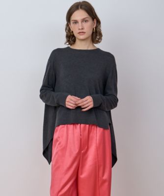 HOUSE OF LOTUS (Women)/ハウス オブ ロータス ピーチスキンテントラインプルオーバー(30252016100) 94チャコールグレー トップス【三越伊勢丹/公式】