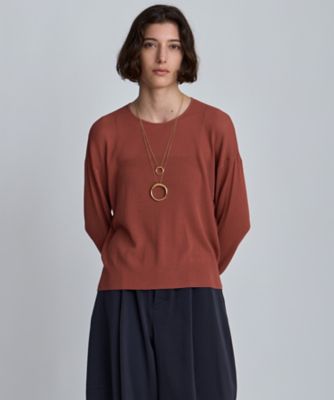 HOUSE OF LOTUS (Women)/ハウス オブ ロータス シアーニットプルオーバー(30252016120) 84キャメル トップス【三越伊勢丹/公式】