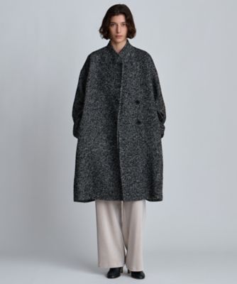 HOUSE OF LOTUS (Women)/ハウス オブ ロータス ワイドカルゼスタンドテーラーコート(30252017010) 95ブラック コート・ジャケット【三越伊勢丹/公式】