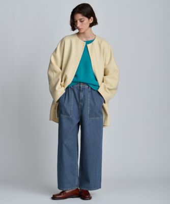 ウールリバービッグパッチポケットコート