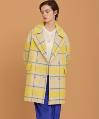 シャギーチェックコート（30252017050） | HOUSE OF