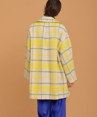 シャギーチェックコート（30252017050） | HOUSE OF