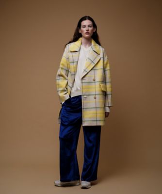 シャギーチェックコート（30252017050） | HOUSE OF LOTUS