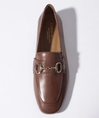 CORSO ROMA 9 レザー ビットローファー 38 ブラウン 新品 CORSO ROMA 9／コルソローマ 9】 ビットローファー