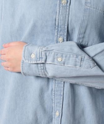 【ＰＯＬＯ　ＲＡＬＰＨ　ＬＡＵＲＥＮ／ポロ　ラルフローレン】オーバーサイズウッォッシュドデニムシャツ（３１２２１６１３１１０）