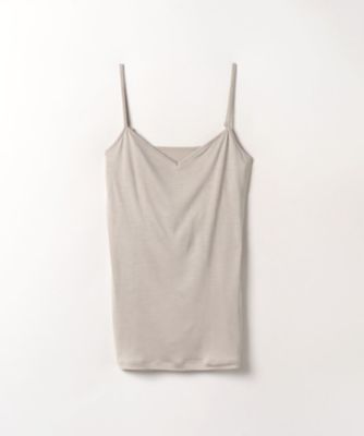 ＜HOUSE OF LOTUS (Women)＞【ＣＯＣＯＯＮＡ　ＳＫＩＮＷＥＡＲ／コクーナ　スキンウェア】シルク天竺カップ入りＶキャミソール（３１２２１６５９０５０）