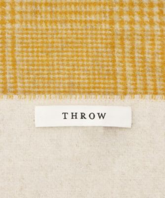 【ＴＨＲＯＷ／スロー】ダブルフェイスグレンチェックストール（３１２２２６５４０８０）