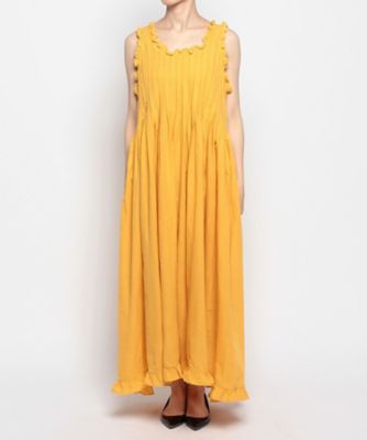 【Ｋｈａｄｉ　ａｎｄ　Ｃｏ／カディー＆コー】タック＆フリルノースリーブワンピース（３１２３１６１４１９０）