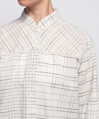 ELM プリントチェック シャツ 　KHADI & CO セール】 Khadi and Co ELM プリントチェック シャツ （シャツ