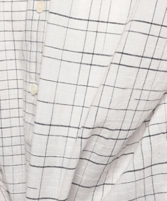 ELM プリントチェック シャツ 　KHADI & CO セール】 Khadi and Co ELM プリントチェック シャツ （シャツ