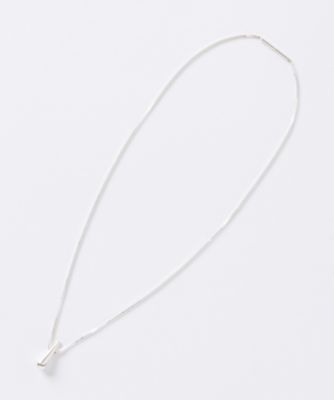【ＳＡＳＫＩＡ　ＤＩＥＺ／サスキアディッツ】シルバーティアドロップネックレス（３１２３２６５３１８０）