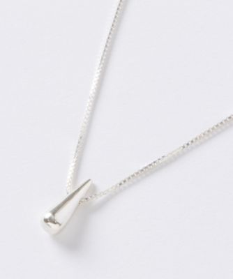 【ＳＡＳＫＩＡ　ＤＩＥＺ／サスキアディッツ】シルバーティアドロップネックレス（３１２３２６５３１８０）