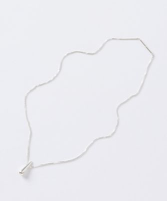 【ＳＡＳＫＩＡ　ＤＩＥＺ／サスキアディッツ】シルバーティアドロップネックレス（３１２３２６５３１８０）