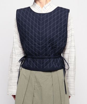 【Ｋｈａｄｉ　ａｎｄ　Ｃｏ／カディ　アンド　コー】キルティングタバード（３１２３２６５９０２０）