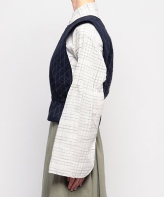 【Ｋｈａｄｉ　ａｎｄ　Ｃｏ／カディ　アンド　コー】キルティングタバード（３１２３２６５９０２０）