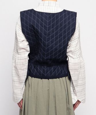 【Ｋｈａｄｉ　ａｎｄ　Ｃｏ／カディ　アンド　コー】キルティングタバード（３１２３２６５９０２０）