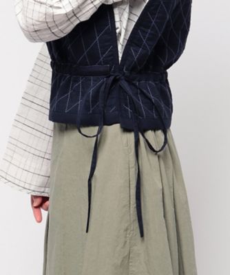 【Ｋｈａｄｉ　ａｎｄ　Ｃｏ／カディ　アンド　コー】キルティングタバード（３１２３２６５９０２０）
