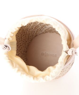 【ＢＩＮＧＥ　ＫＮＩＴＴＩＮＧ／ビンジニッティング】バケットバッグ（３１２４１６５０１７０）