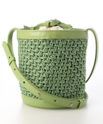【ＢＩＮＧＥ　ＫＮＩＴＴＩＮＧ／ビンジニッティング】バケットバッグ（３１２４１６５０１７０）