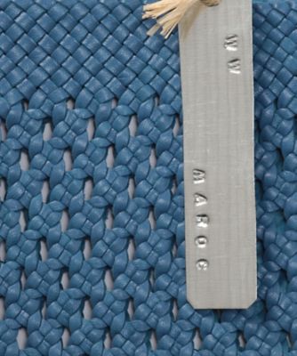 【ｗａｒａｎｇｗａｙａｎ　Ｍｏｒｏｃｃｏ／ワランワヤンモロッコ】レザーメッシュバッグＬ（３１２４１６５０２００）