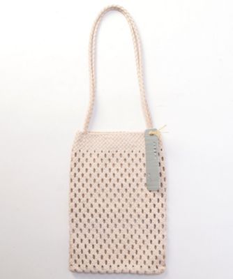 warangwayanwarang wayan morocco / leather mesh bag