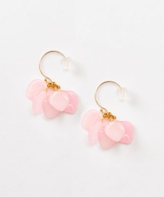 【ａｌｐａｃａ　ｔｏ　ｈａｎａ／アルパカトハナ】ｓａｋｕｒａ　ｎｏ　ｓｈｉｚｕｋｕ　フープピアス（３１２４１６５３２４０）