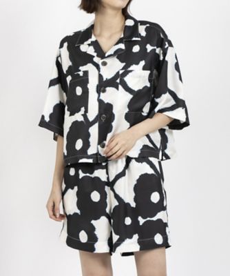 【ＢＡＮＡＮＡＴＩＭＥ／バナナタイム】ＣＲＯＰＰＥＤ　ＨＡＷＡＩｉＡＮ　ＳＨＩＲＴ　ＢＬＥＥＤＩＮＧ　ＦＬＯＷＥＲＳ（３１２５１６１３０２０