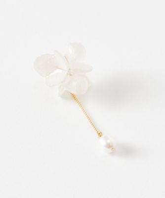 【ａｌｐａｃａ　ｔｏ　ｈａｎａ／アルパカトハナ】ＰＥＡＲＬ　ａｊｉｓａｉ　ピアス（３１２５１６５３１５０）