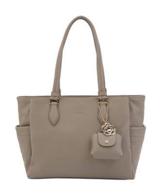 CLATHAS ベージュ エンボス加工 ハンドバッグ CLATHAS ベージュ エンボス加工 ハンドバッグ - メルカリ