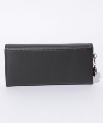 先着1点✨CLATHAS クレイサス 長財布 ワッフル ブラック 黒 財布 CLATHAS クレイサス 財布 長財布 フラップ 本革 ワッフル レザー