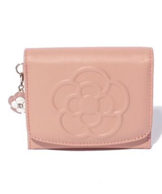 CLATHAS 三つ折り財布 イエロー/ベージュ CLATHAS 三つ折り財布 イエロー/ベージュ