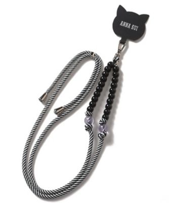 ＜ANNA SUI (Women)＞ＡＳ　ストラップ　ブラック（３１６７３０）