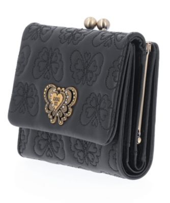 アナイス　ロジェ 口金二つ折り財布 アナスイ ANNA SUI マチルダ 口金二つ折り財布 （クロ） -人気ブランド