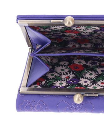 ANNA SUI 二つ折り財布 送料無料】【ラッピング無料】アナスイ ANNASUI 折財布 ソフティ 口金