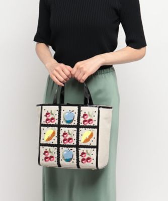 ＜ANNA SUI (Women)＞ディア　ハンドバッグ　ブラック（３１７２８０）