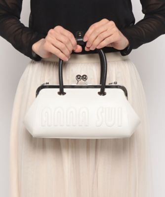 ANNA SUI ソフティ 2way口金バッグ ソフティ 2way口金バッグ ホワイト | ANNA SUI (Women)/アナ