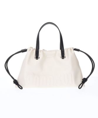 ＜ANNA SUI (Women)＞ソフティ　２ｗａｙ巾着バッグ　ラベンダー（３１７３３３）