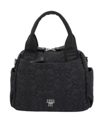 ANNA SUI◆アナスイ大容量 キルティングマザーズバッグ 黒と青の花柄 m87370785522_1.jpg?1719976074